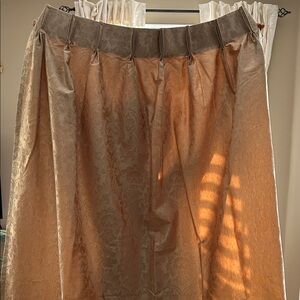 Curtain (set of 2) gold